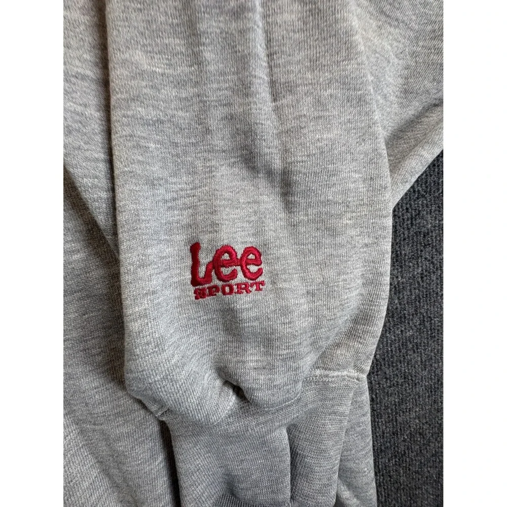 Vintage Lee Sport Washington Redskins NFL Sweatshirt Gray XL Embroidered NFC